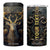 Viking Celtic Deer Golden Style 4 in 1 Can Cooler Tumbler Personalized TS04 One Size: 16 oz Multicolor Print Your Wear