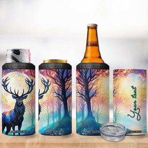 Deer Lover 4 in 1 Can Cooler Tumbler Personalized TS04 Print Your Wear