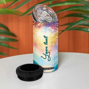 Deer Lover 4 in 1 Can Cooler Tumbler Personalized TS04 Print Your Wear