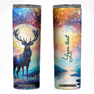 Deer Lover Skinny Tumbler Personalized TS04 Multicolor Print Your Wear