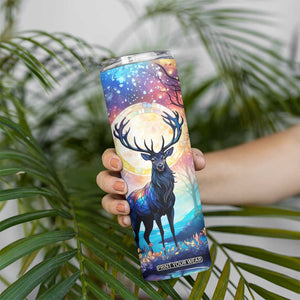 Deer Lover Skinny Tumbler Personalized TS04 Print Your Wear