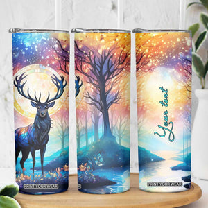 Deer Lover Skinny Tumbler Personalized TS04 Print Your Wear