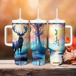 Deer Lover Tumbler With Handle Personalized TS04 Print Your Wear