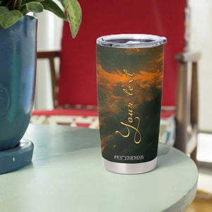 Deer In Autumn Forest Tumbler Cup Personalized TS04 Print Your Wear