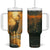 Deer In Autumn Forest Tumbler With Handle Personalized TS04 One Size: 40 oz Multicolor Print Your Wear