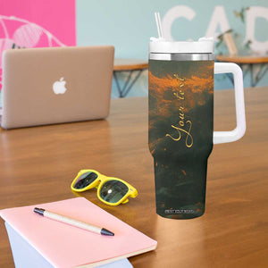 Deer In Autumn Forest Tumbler With Handle Personalized TS04 Print Your Wear