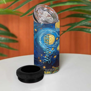 Colorful Deer 4 in 1 Can Cooler Tumbler Personalized TS04 Print Your Wear