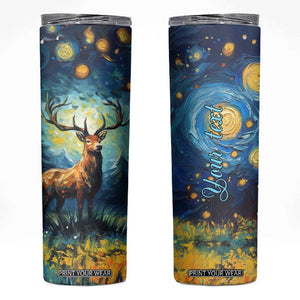 Colorful Deer Skinny Tumbler Personalized TS04 Multicolor Print Your Wear