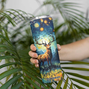 Colorful Deer Skinny Tumbler Personalized TS04 Print Your Wear