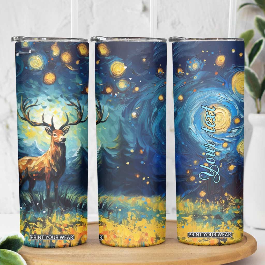 Colorful Deer Skinny Tumbler Personalized TS04 Print Your Wear