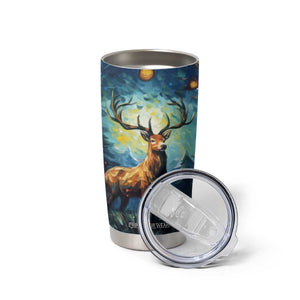 Colorful Deer Tumbler Cup Personalized TS04 Print Your Wear