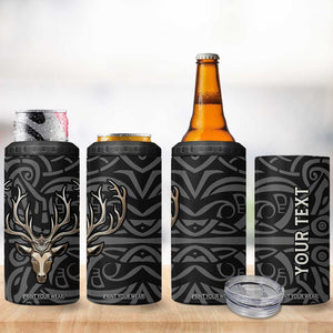 Viking Celtic Deer Metallic Style 4 in 1 Can Cooler Tumbler Personalized TS04 Print Your Wear