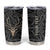 Viking Celtic Deer Metallic Style Tumbler Cup Personalized TS04 Black Print Your Wear