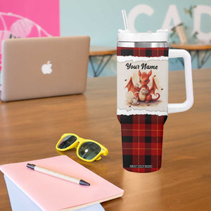 Dragon I Dont Care What Day It Is Its Early Im Grumpy I Want Coffee Tumbler With Handle Personalized TS04 Print Your Wear