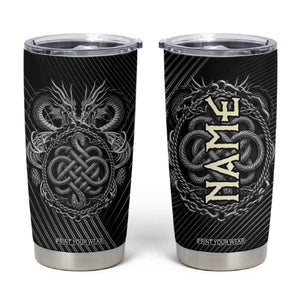 Viking Winged Dragon Tumbler Cup Personalized TS04 Multicolor Print Your Wear
