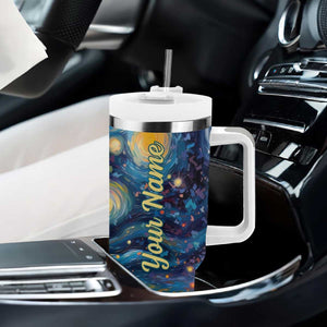 Giraffe Starry Night Tumbler With Handle Personalized TS04 Print Your Wear