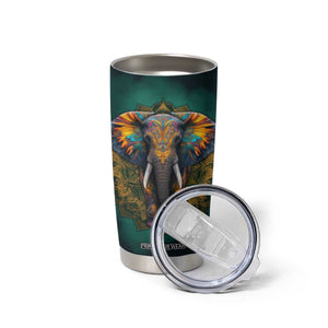 Mandala Tribal Elephant Tumbler Cup Personalized TS04 Print Your Wear