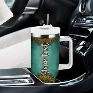 Mandala Tribal Elephant Tumbler With Handle Personalized TS04 Print Your Wear