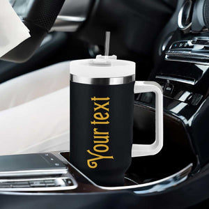 Autumn Halloween House Tumbler With Handle Personalized TS04 Print Your Wear