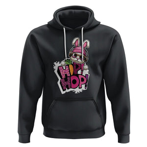 Easter Day Cool Hip Hop Bunny Hoodie TS09 Black Printyourwear