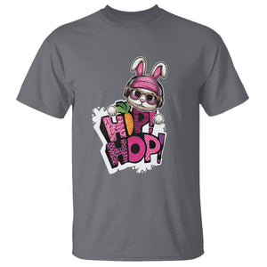 Easter Day Cool Hip Hop Bunny T Shirt TS09 Charcoal Printyourwear