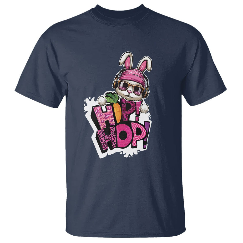 Easter Day Cool Hip Hop Bunny T Shirt TS09 Navy Printyourwear