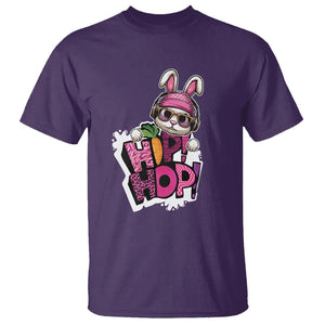 Easter Day Cool Hip Hop Bunny T Shirt TS09 Purple Printyourwear