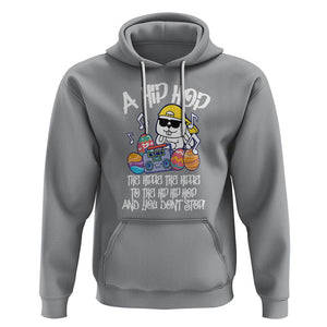 Easter Day Hoodie Cool Bunny The Hippie To The Hip Hop And You Don't Stop TS09 Sport Gray Printyourwear