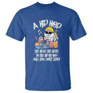 Easter Day T Shirt Cool Bunny The Hippie To The Hip Hop And You Don't Stop TS09 Royal Blue Printyourwear