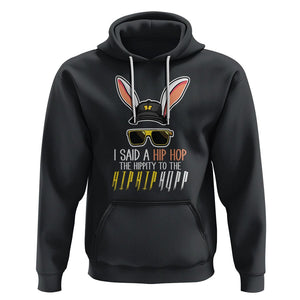 Easter Day Hoodie Bunny The Hippie To The Hip Hop TS09 Black Printyourwear