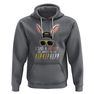 Easter Day Hoodie Bunny The Hippie To The Hip Hop TS09 Charcoal Printyourwear