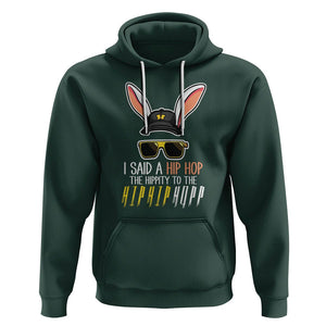 Easter Day Hoodie Bunny The Hippie To The Hip Hop TS09 Dark Forest Green Printyourwear