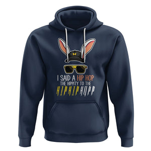 Easter Day Hoodie Bunny The Hippie To The Hip Hop TS09 Navy Printyourwear