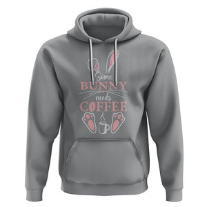 Easter Day Hoodie Funny Some Bunny Needs Coffee TS09 Sport Gray Printyourwear