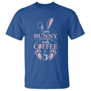 Easter Day T Shirt Funny Some Bunny Needs Coffee TS09 Royal Blue Printyourwear