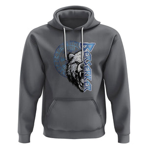 Viking Hoodie Berserk Bear Warrior Odin Norse Mythology TS09 Charcoal Printyourwear