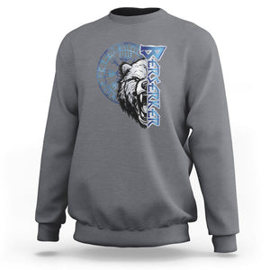 Viking Sweatshirt Berserk Bear Warrior Odin Norse Mythology TS09 Charcoal Printyourwear