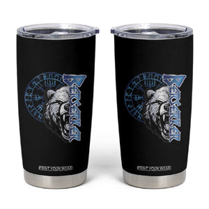 Viking Tumbler Cup Berserk Bear Warrior Odin Norse Mythology TS09 Black Print Your Wear