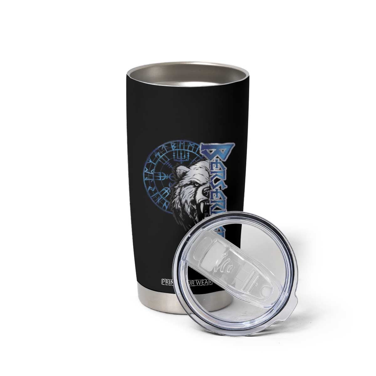 Viking Tumbler Cup Berserk Bear Warrior Odin Norse Mythology TS09 Print Your Wear
