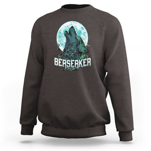 Viking Sweatshirt Berserk Wolf Warrior Odin Norse Mythology TS09 Dark Chocolate Printyourwear