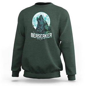 Viking Sweatshirt Berserk Wolf Warrior Odin Norse Mythology TS09 Dark Forest Green Printyourwear