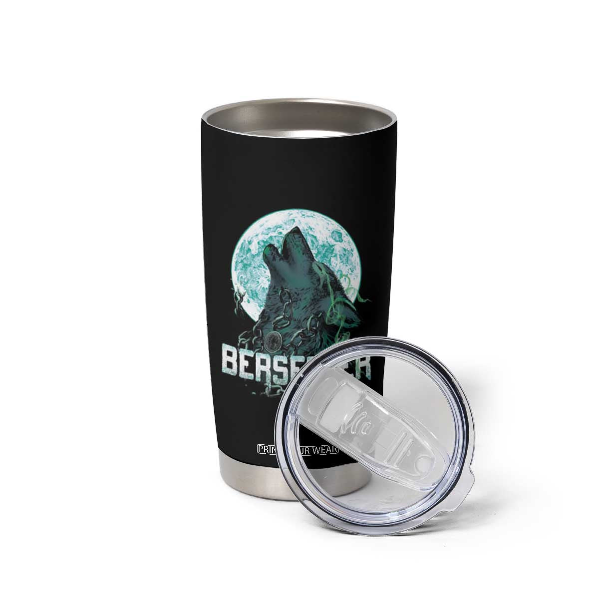 Viking Tumbler Cup Berserk Wolf Warrior Odin Norse Mythology TS09 Print Your Wear