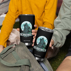 Viking Tumbler Cup Berserk Wolf Warrior Odin Norse Mythology TS09 Print Your Wear