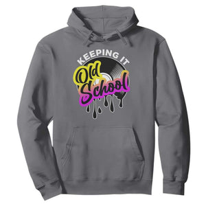 Hip Hop Keeping It Old School Hoodie TS09 Charcoal Print Your Wear