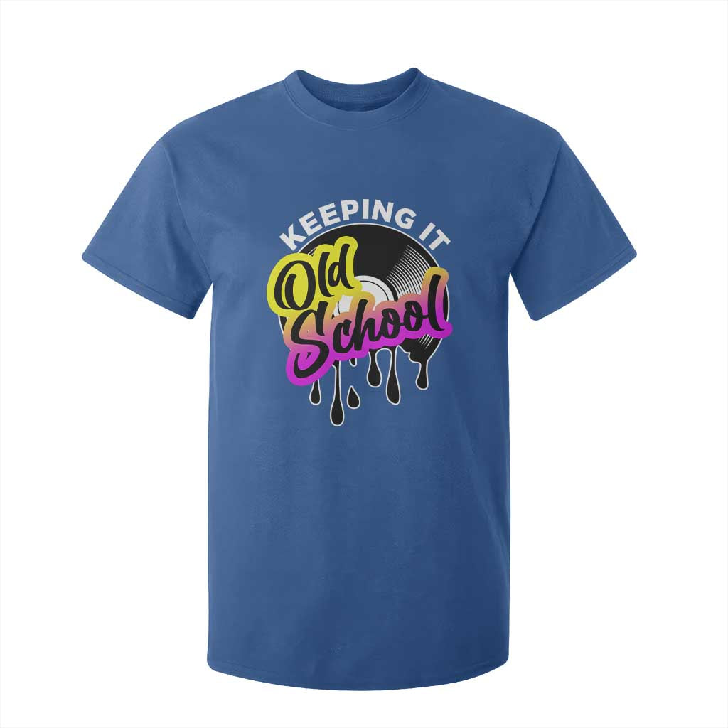 Hip Hop Keeping It Old School T Shirt For Kid TS09 Royal Blue Print Your Wear