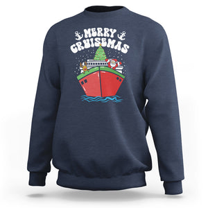 Merry Cruisemas Family Christmas Holiday Santa Reindeer Cruise Ship Sweatshirt TS09 Printyourwear