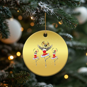 Skeleton Dancing Ballet Xmas Ballerina Christmas Ornament TS09 Print Your Wear