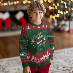 Skeleton Dancing Ballet Xmas Ballerina Ugly Christmas Sweater TS09 Christmas Print Your Wear