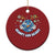 Groovy And Bright Merry Christmas Disco Ball Reindeer Christmas Ornament TS09 Print Your Wear