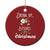 Xmas Party Christmas Ornament Drink Up Bitches It's Christmas Drinking Wine TS09 Print Your Wear